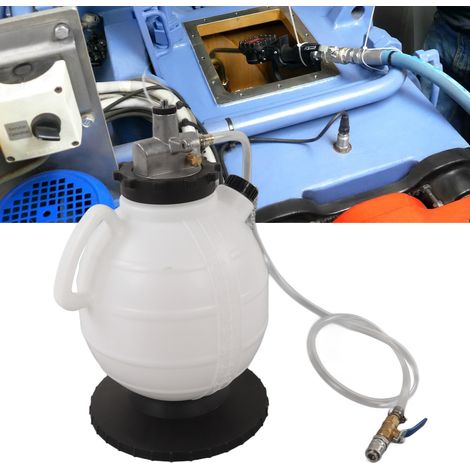 Pompe de remplissage d'huile de transmission manuelle/automatique 7,5 L, outil de remplissage d'huile de transmission portable avec 15 adaptateurs ATF (VT01294F) (Surdimensionné) (Surpoids) (1/5)