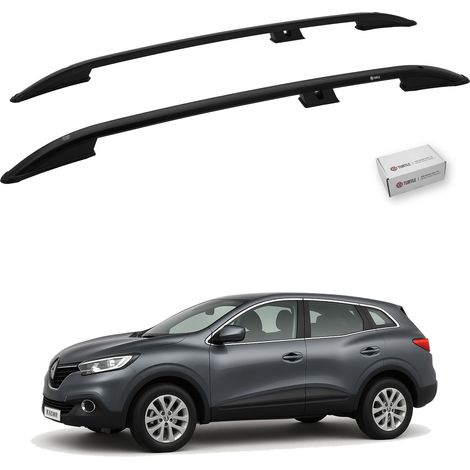 TURTLE kompatibel mit Renault Kadjar 2015-2022 Dachreling Crown Schwarz (1/5)