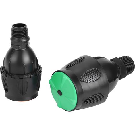 Buse arrosage auto pelouse avec adaptateur G1/2 et G3/4, outil irrigation paysager, jet réglable pour pelouse et jardin (1/5)