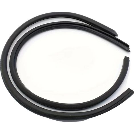 Bande d'étanchéité de bord de porte de voiture, insonorisante, résistance aux intempéries, 2PCS (1/2)