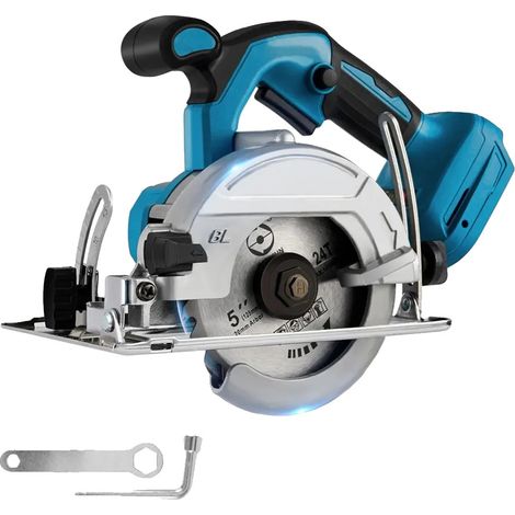 Scie circulaire, lame de 125 mm, moteur sans balais, pas de batterie (1/2)