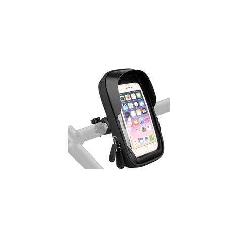 Support de téléphone étanche pour vélo - Type guidon - Noir (1/5)