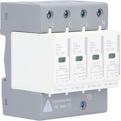 Module de protection contre les surtensions et la foudre BERM pour usage domestique 4P20KA BEM-LY20 (1/5)