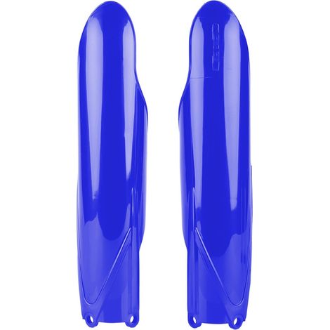 Protectores de horquilla para amortiguadores Polisport YZ YZF 125 250 450F, color azul.