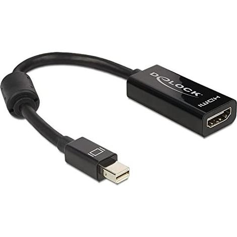 Delock Delock Mini Displayport Adapter&gt San 19Pin Hdmi-BU. 0,18 M [BK] (1/2)