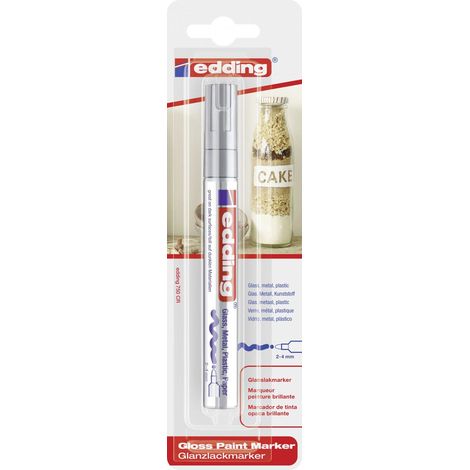edding 750 gloss paint marker silber 2 - 4 mm Marker