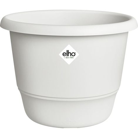 Elho Übertopf Amiga Kunststoff weiß Ø 25 x 18 cm