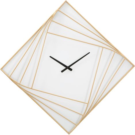 Orologio da Muro Oroy Line 85x6x85 cm in Ferro e Plastica Oro (1/5)