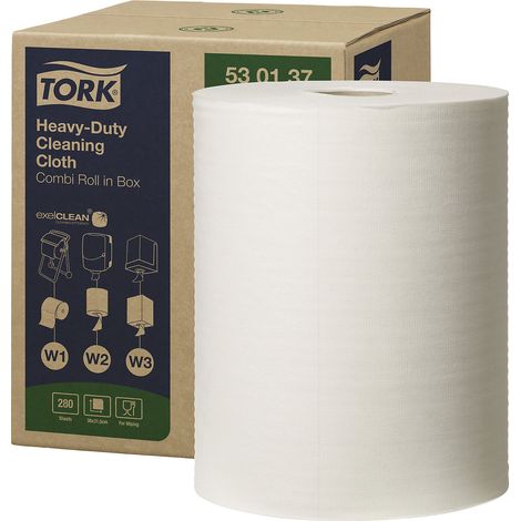Rouleau de 280 chiffons Tork Premium 530