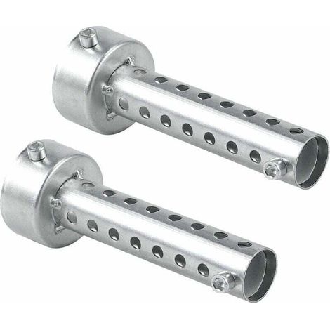 2 Pièces Insert chicane DB killer universel échappement silencieux Moto 48mm (1/4)
