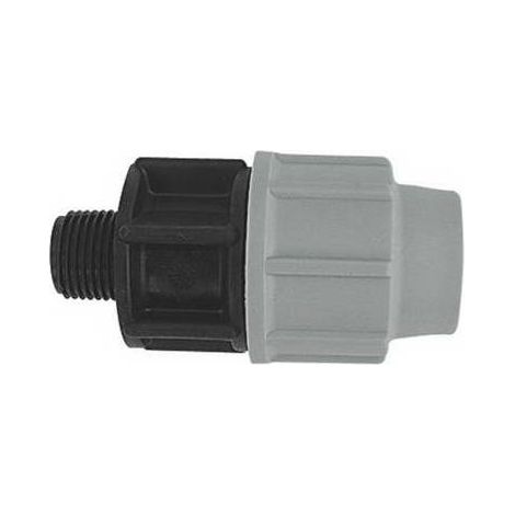 RACCORD MÂLE PLASSON POUR TUYAU EN POLYÉTHYLÈNE Dimensions : 1" x 25