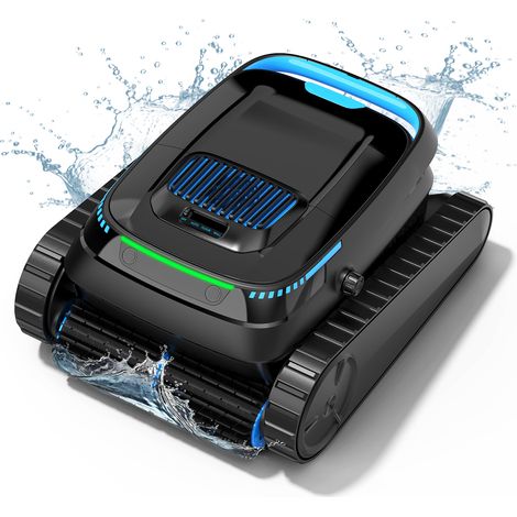 AIRROBO CP20 Robot Piscine, Aspirateur de Piscine sans Fil pour Sols, 120Min & 170m² d'Autonomie,Forte Puissance d’Aspiration,Murs et Ligne d'Eau