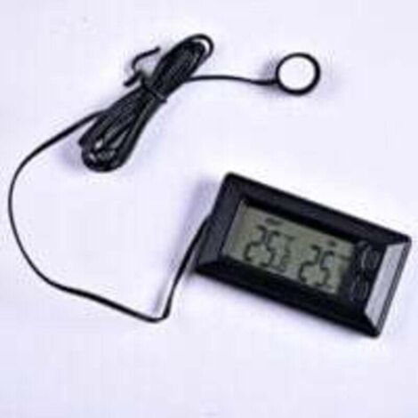 Termómetro digital LCD para interiores y exteriores SHINING HOUSE con cable de 1,5 m. (1/4)