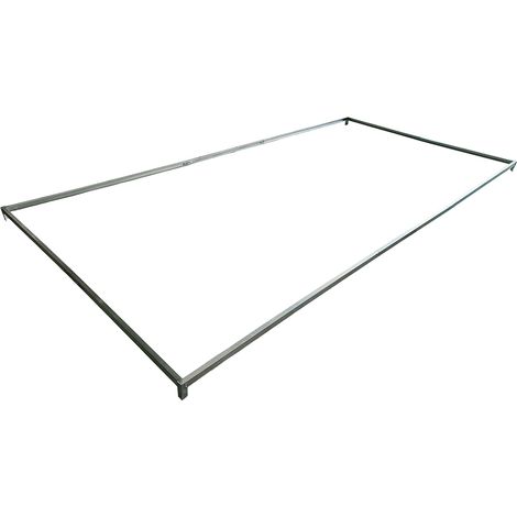 TERRE JARDIN - Base para invernadero 496x251x12 cm - marco de acero galvanizado