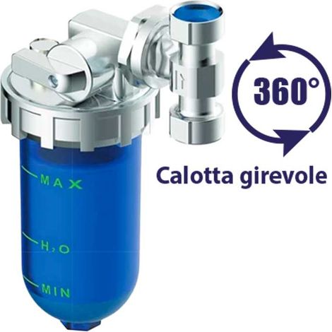 DOSATORE A CARICA PRONTA ""DOSAMAX BLU STOP"" 1/2"" - 1/2
