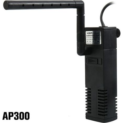 Filtre Intérieur Aquarium, 4W 300L/H Filtre Interne pour Aquarium 60L Filtre Pompe Aquarium pour Petit Réservoir, Aquariums d'eau Froide ou Tropicaux, Réservoir de Tortues (1/5)