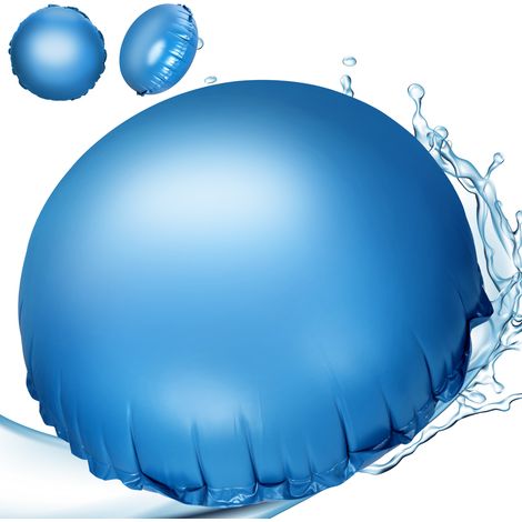 Wolketon Cuscino piscina gonfiabile invernale rotondo 200cm Resistente al gelo fino a -25°C PVC 0.4mm con valvola a spirale 1 pezzo (1/5)