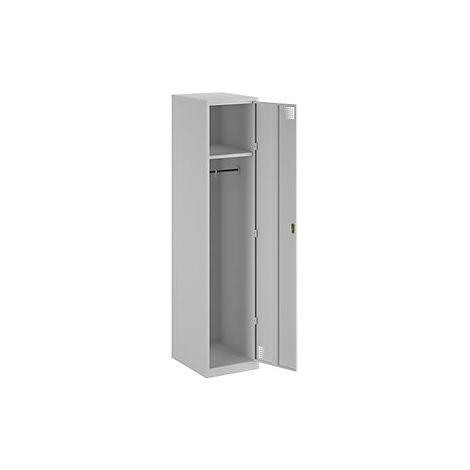 eurokraft basic Armadietto Alvina 1 scomparto grigio chiaro (1/3)