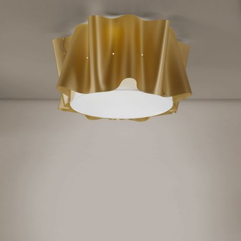 5 Lichter New Gold Deckenleuchte Cm. 60 x 32 Std