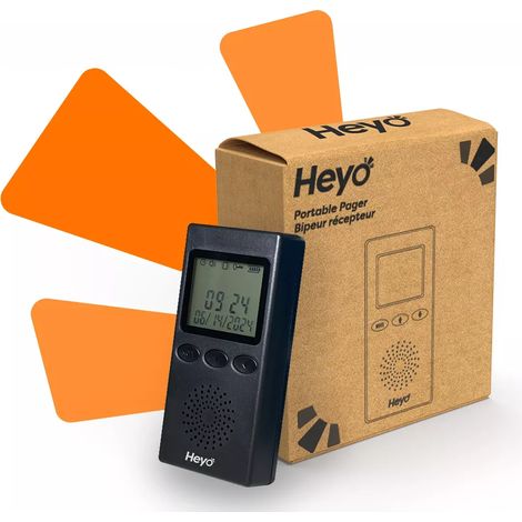 Bipeur récepteur mobile supplémentaire - Portée 700 mètres (HEYO) (1/5)