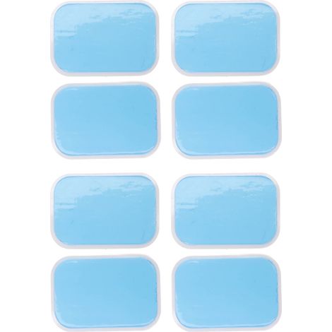 Lot de 50 électrodes de gel de stimulation abdominale, accessoire de rechange pour appareil d'entraînement des muscles abdominaux. (1/5)