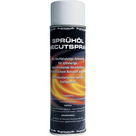 Aérosol d'huile de coupe 500ml Metallkraft METUT050