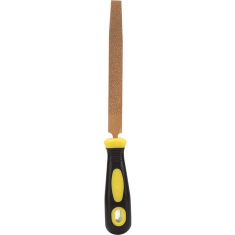 CCYKXA (8 Zoll) Flache Diamantraspel, flache Körnung mit Kunststoffgriff, Hartmetall, Schleifen, Schnitzen, Handwerkzeuge für Holz, Metall, Stahl, Kunststoff, Glas, Stein