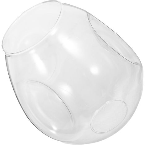 Abat-jour mural en verre transparent de style européen pour lampadaire, créant une ambiance (1/5)
