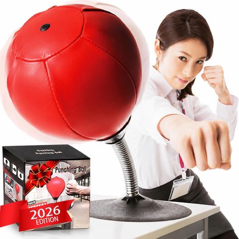 Desktop Punching Bag,Boxing Bag Speed Balls Boxing Spring Chassis Strong Suction Christmas Thanksgiving Gifts for Kids, Teenagers, Adult (1/5)