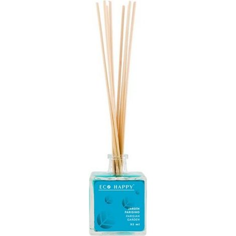BigBuyMikado Parisian Garden Eco Happy-Duftstäbchen, 95 Milliliter, verschiedene Materialien, mehrfarbig