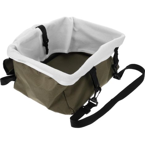Panier de Voyage pour Animaux de Compagnie Voiture, Vert, Tissu (1/5)
