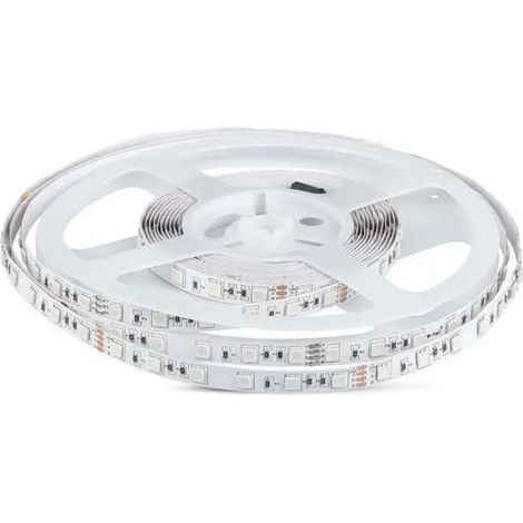 V-TAC Strip LED SMD5050 9W/m 5m 60 LED/m 24V Bianco Caldo IP20 10mm