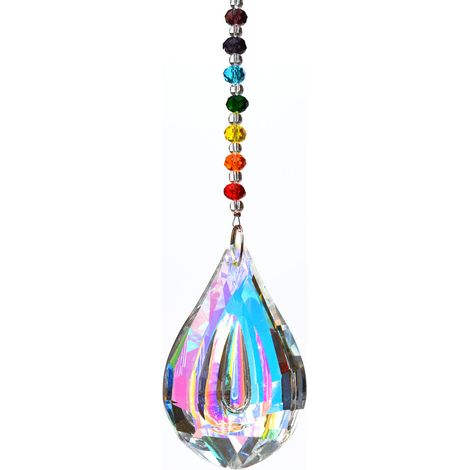 Rideau de perles en plastique billes cristal colorées pendentif chaîne déco 50mm (1/5)