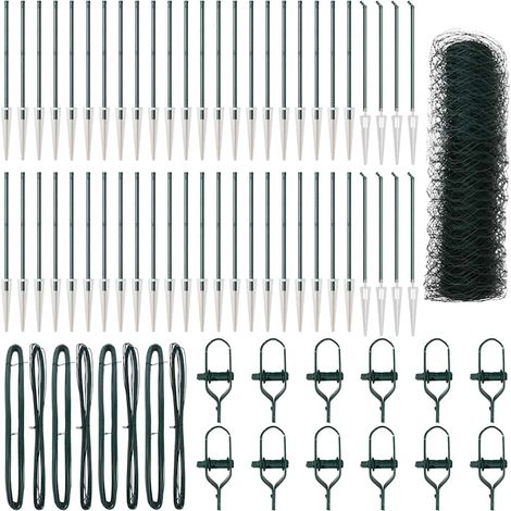 Maison Exclusive - Schweißdrahtzaun mit Spikes 100 x 0,4 m (B x H