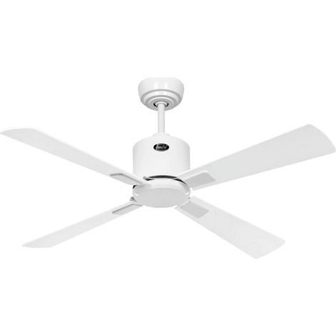 ECO NEO III 103, Deckenventilator ohne Licht, weißes Gehäuse, - Colore Pale: Bianco e Grigio - Corpo: Bianco (1/5)