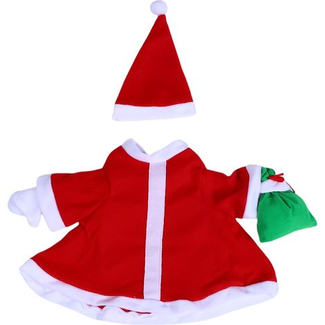 Costume da oca natalizia per decorare giardino e terrazzo, cappello incluso. (1/5)