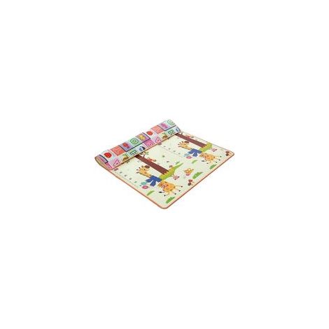 Tapis d'éveil pour bébé, tapis de jeu pour bébé à utiliser au sol, grand format, surface douce et pliable, antidérapant - Modèle 1 (1/5)