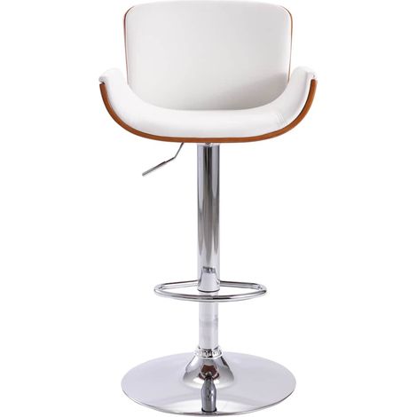 Maison Exclusive - Barhocker Weiß Kunstleder (1/5)