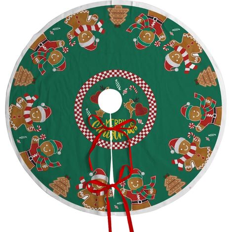 Tapis de sapin de Noël, décorations de Noël, pied de sapin de Noël, tapis de Noël (1/2)