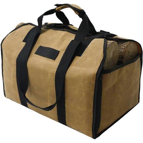 Sac de rangement pour bûches de chauffage, sac de transport pour bûches de camping, sac d'allumettes (1/5)