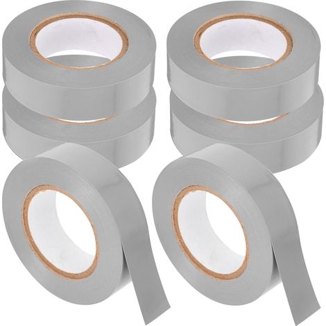 Lot de 6 rouleaux ruban isolant industriel en PVC, imperméable, (1/5)