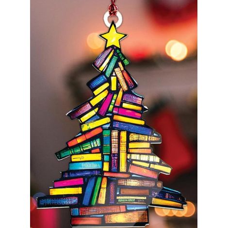 Adorno navideño para árbol de Navidad, ideal para decorar el hogar. Perfecto para árboles de Navidad y fiestas navideñas. 8 cm - 5 unidades (1/2)