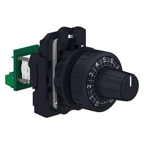 Harmony XB5 potentiomètre complet diam. 22 1k raccordement sur bornier SCHNEIDER XB5AD912R1K