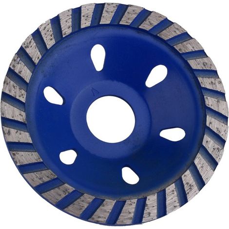 Disco abrasivo de diamante para hormigón, piedra y mampostería, 4 pulgadas, azul (1/5)