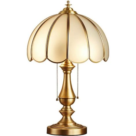 Veilleuse Lampe de Bureau de Luxe européenne en cuivre (1/5)