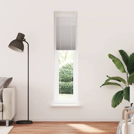 Maison Exclusive - Store plissé gris clair 45x200 cm largeur du tissu 44,4 cm