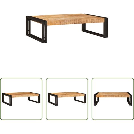 Badregal - Badregal Braun 80 x 50 x 23 cm Massives rohes Mangoholz (1/5)