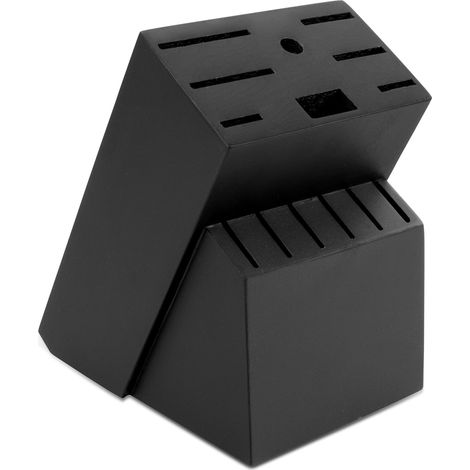 Aufbewahrungsbox für Metzgermesser, geeignet für die Küche (schwarz)
