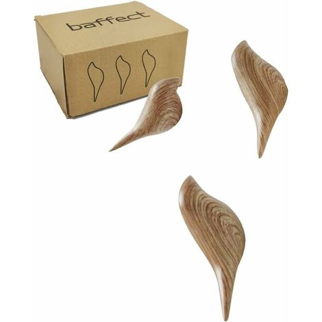 Ganci da parete per uccelli in resina, multifunzionali, per appendere cappotti, asciugamani, cappelli, borse (set di 3) in legno resina 10 x 4,5 x 7 cm (1/5)