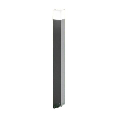 Borne D'Éclairage Extérieur Tower - Perenz, Avec Ampoule E27 Max. 20W, Ip54, Aluminium Peint, Gris Clair, Hauteur 90 Cm (1/3)